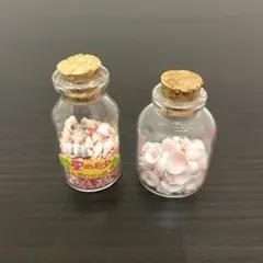 ガラスボトル装飾品セット