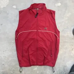 HELLY HANSEN ナイロンベスト レッド S