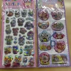 ベビスリ　オーロラぷっくり　水シール　2枚セット