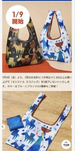 カルディ エコバッグ 2026年 2色セット 未開封 限定 各色1個 合計2個