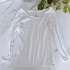 長袖　Hot cotte Mサイズ　インナー　白　ホワイト