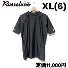 新品 ラッセルノ ゴルフ コーデュラ H/S アンダーシャツ ブラック M 4