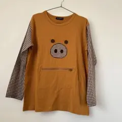 ドラッグストアーズ　シャツ切替Tシャツ　③ Lサイズ