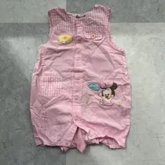 Disney Babies ミニー チェック柄ロンパース 80