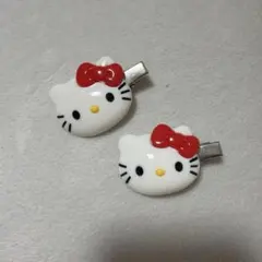 ハローキティ ヘアクリップ 2個セット