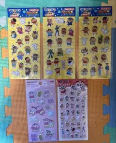 クレヨンしんちゃん　ぷっくりステッカー　ふわふわシール　シールがいっぱい