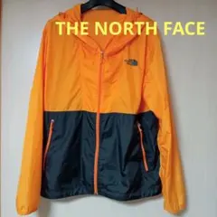 THE NORTH FACE ナイロンジャケット オレンジ/ダークグレー