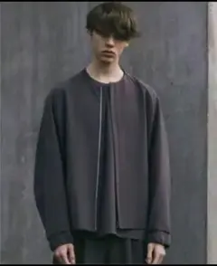 WYM × ATTACHMENT NO COLLAR ZIP BLOUSON