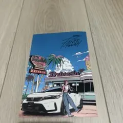 Honda Civic Type R イラスト ポストカードのサムネイル
