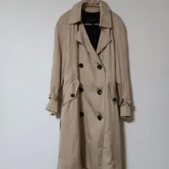 コーチ　ベージュ ダブルブレスト トレンチコート