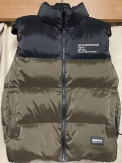ネイバーフッド　CLASSIC DOWN ダウンベスト　OLIVE DRABのサムネイル