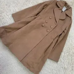 《美品》 dazzlin ウールコート ベージュ M キレイめ オフィス 上品のサムネイル