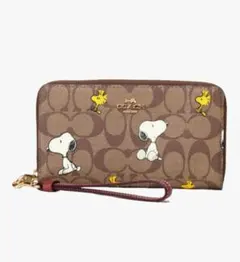 Coach スヌーピー 長財布 並行輸入品:アウトレット品