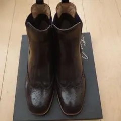 ダークブラウン ショ−トブーツ