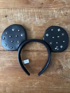 ブラックミッキー耳カチューシャ