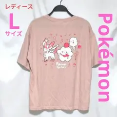 レディース Pokémon ポケモンフェアリータイプ Tシャツ L ピンクのサムネイル