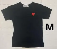 PLAY COMME des GARÇONS ブラック Tシャツ M size