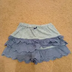 フリル付きショートパンツ 100cm　HUSHUSH