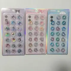 おはじきシール　Kira☆Coro　クロミマイメロディシナモロール