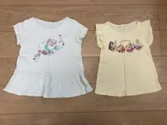 UNIQLO ディズニープリンセス Tシャツ 2枚セット　110㎝　アリエル