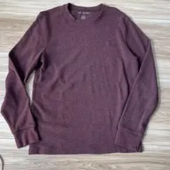 AMERICAN EAGLE バーガンディニット Mのサムネイル
