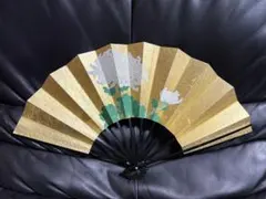 昭和レトロ】ヴィンテージ扇子 折りたたみうちわ 鳥梅 コンパクト 2個 