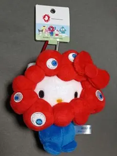Expo2025ハローキティ ミャクミャクなりきりぬいぐるみ カラビナ付きレッド