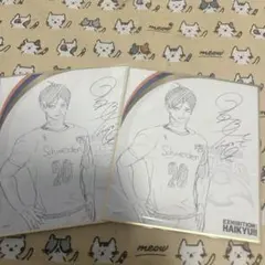 ハイキュー!! ハイキュー展 サイン 色紙 コレクション 影山 飛雄 烏野