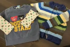 MIKIHOUSEトレーナー  GAPカーディガン  100センチ