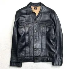 lee レザートラッカージャケット　サイズ36 黒　154111 lee レザートラッカージャケット サイズ36 黒 154111 ショット Schott