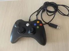 【美品】USB有線ゲームコントローラー ブラック PC対応 動作確認済み