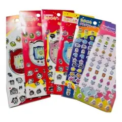 セリア たまごっち キラキラシール　プチプチシール6枚SET