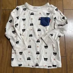 ミキハウス ダブルビー 総柄Tシャツ 100cm
