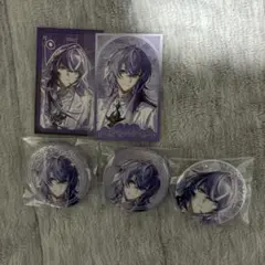 にじさんじ Dytica2周年 星導ショウ アクスタ チェキ風カード 缶バッジ