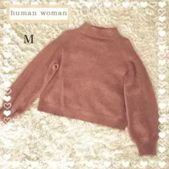 human woman Mサイズ ピンク セーター