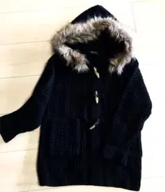 ニットダッフルコート