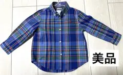 《美品》ラルフローレン　90センチ　シャツ　チェック