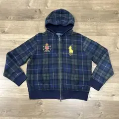 Polo by Ralph Lauren チェック柄ジップアップパーカー