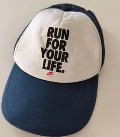 NIKE ナイキ キャップ メッシュ フリーサイズ ネイビー ホワイト 紺