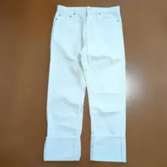 UNIQLO　JWANDERSON ハイライズストレートジーンズ　29 ホワイト