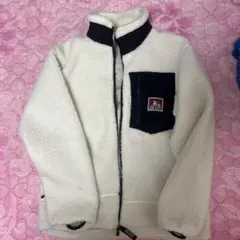 ホワイト フリースジャケット