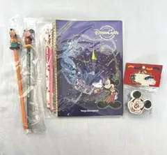 Disney ミッキー 文具　まとめ売り　ノート　えんぴつ　鉛筆削り
