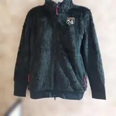 Kappa G レディース フリース ジャケット ブラック