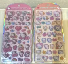 サンリオ　正規品　コットンパフィーシール　ハローキティ　2点セット