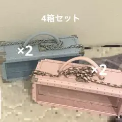 エンジェルシャンパン　空箱　ドゥミセック　ドゥミセックロゼ　4本セット