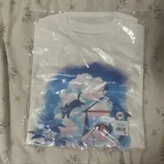 キヨ　キヨ猫Tシャツ　キヨとキヨ猫　白