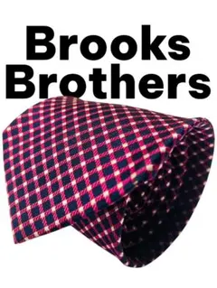 ⭐未使用に近い⭐Brooks Brothers ネイビー/ピンク チェック柄