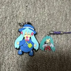 初音ミク ストラップ二体セット
