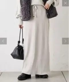 【CIAOPANICTYPY】【➖3キロ見え】すっきりシルエットリブスカート