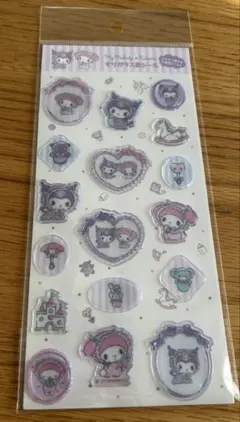 サンリオ すりガラス風シール